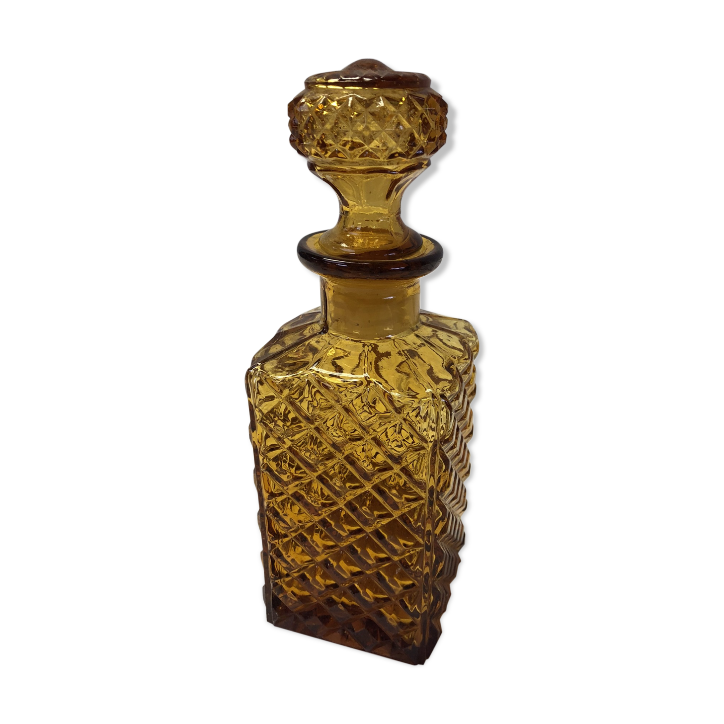 Carafe verre ambré