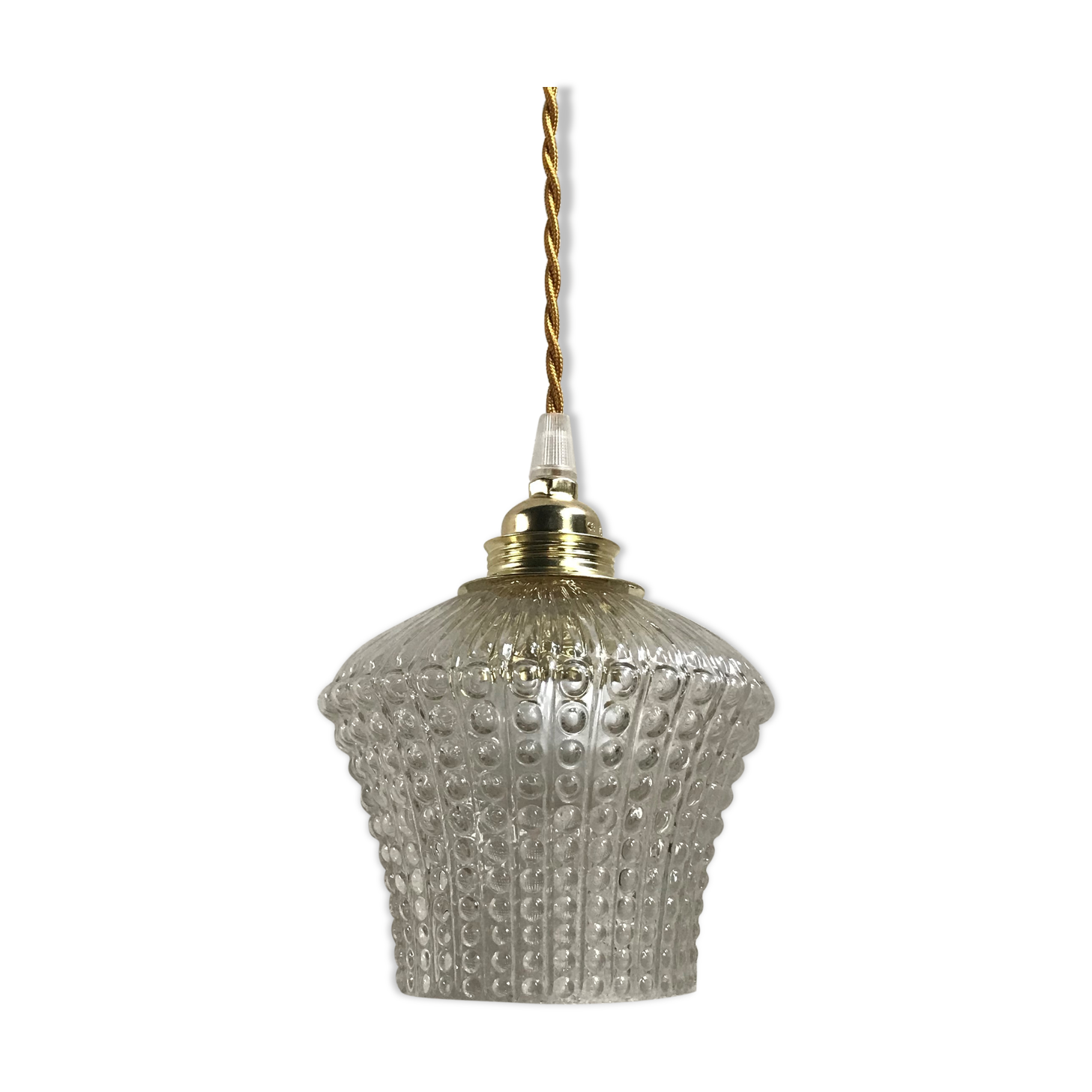 Baladeuse en verre vintage