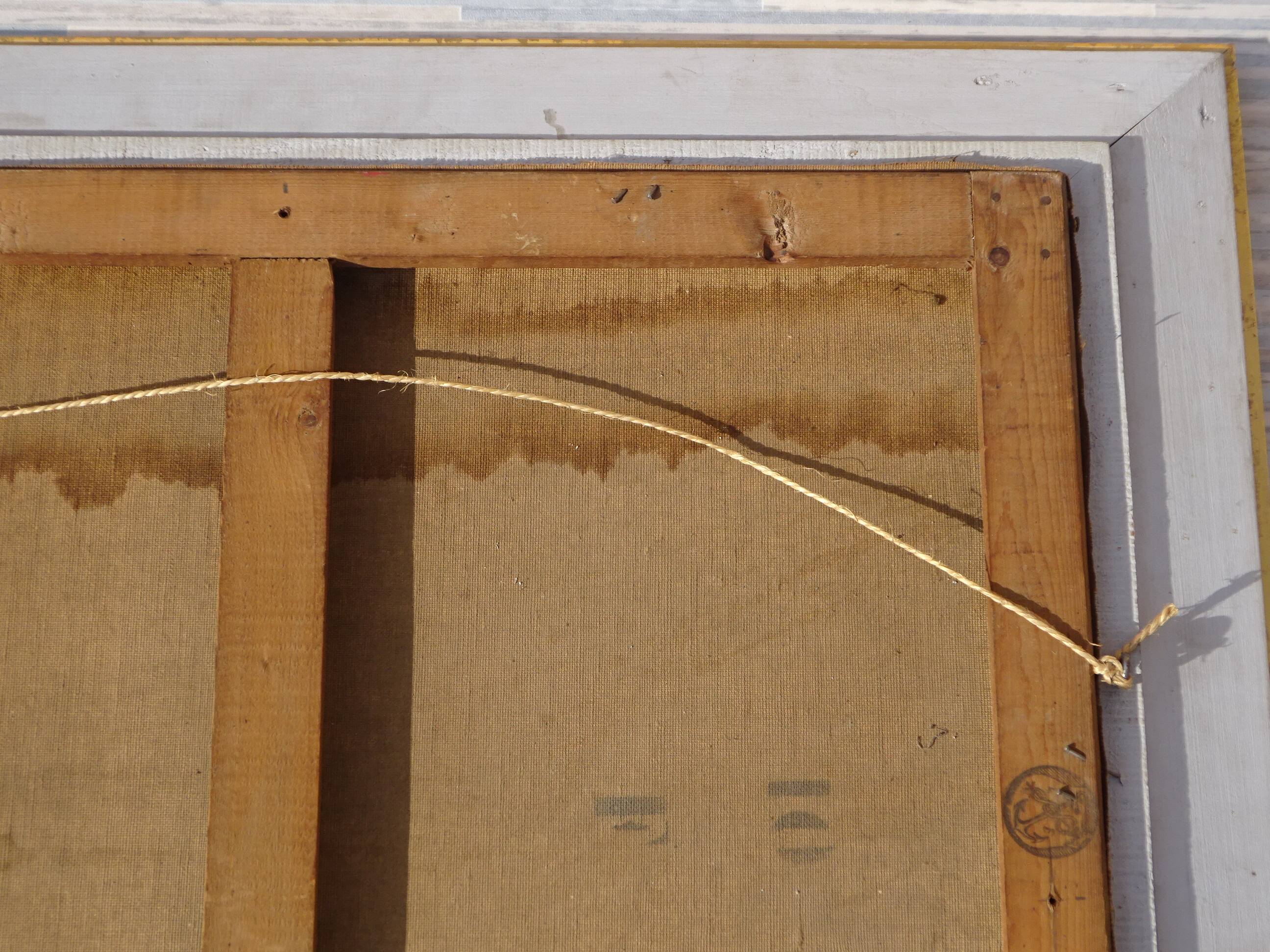 Ancienne peinture, calanques Méditerranée