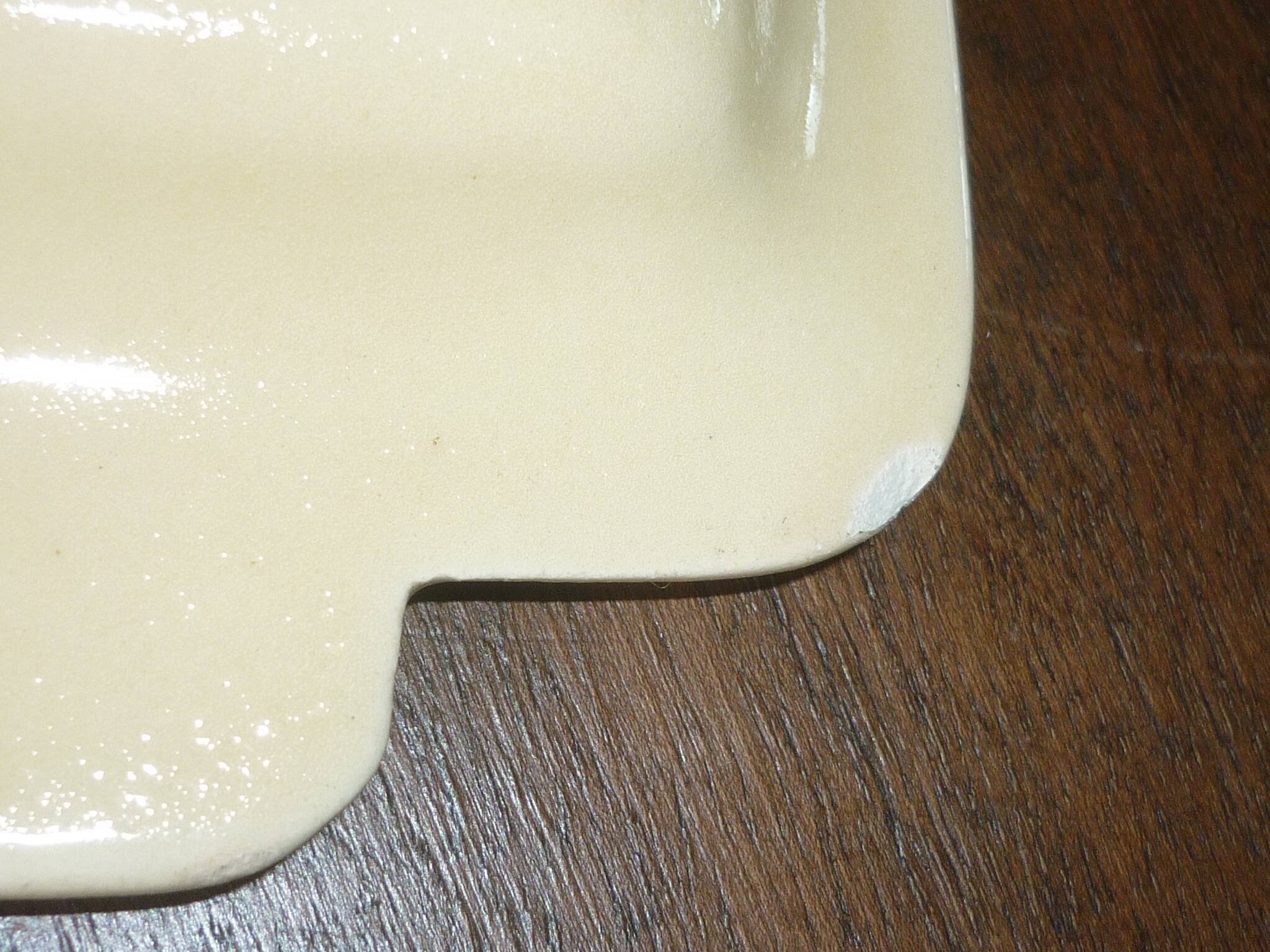 Yellow and gold art deco cake dish 40 cm