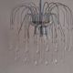 Lustre cascade avec gouttes de murano c1970