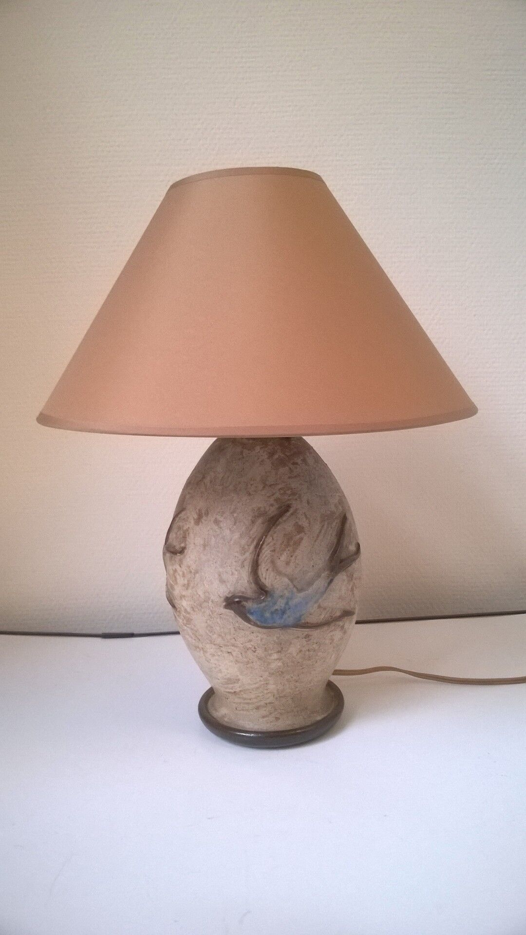 Vintage stoneware lamp Armogrès -Belgium