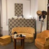 Golden yellow Toad sofa