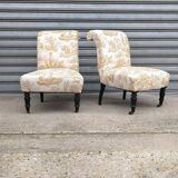 Pair of 1950s cocktail armchairs