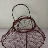 Vintage iron basket
