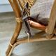 Child's rattan armchair