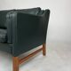 Danish leather sofa couch by Skippers furniture 70s 80s Design
