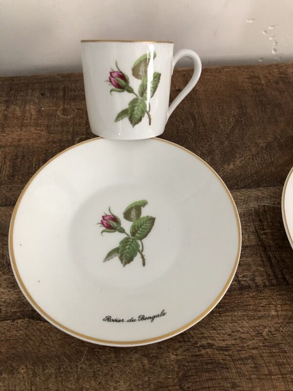 Old coffee cup and saucer