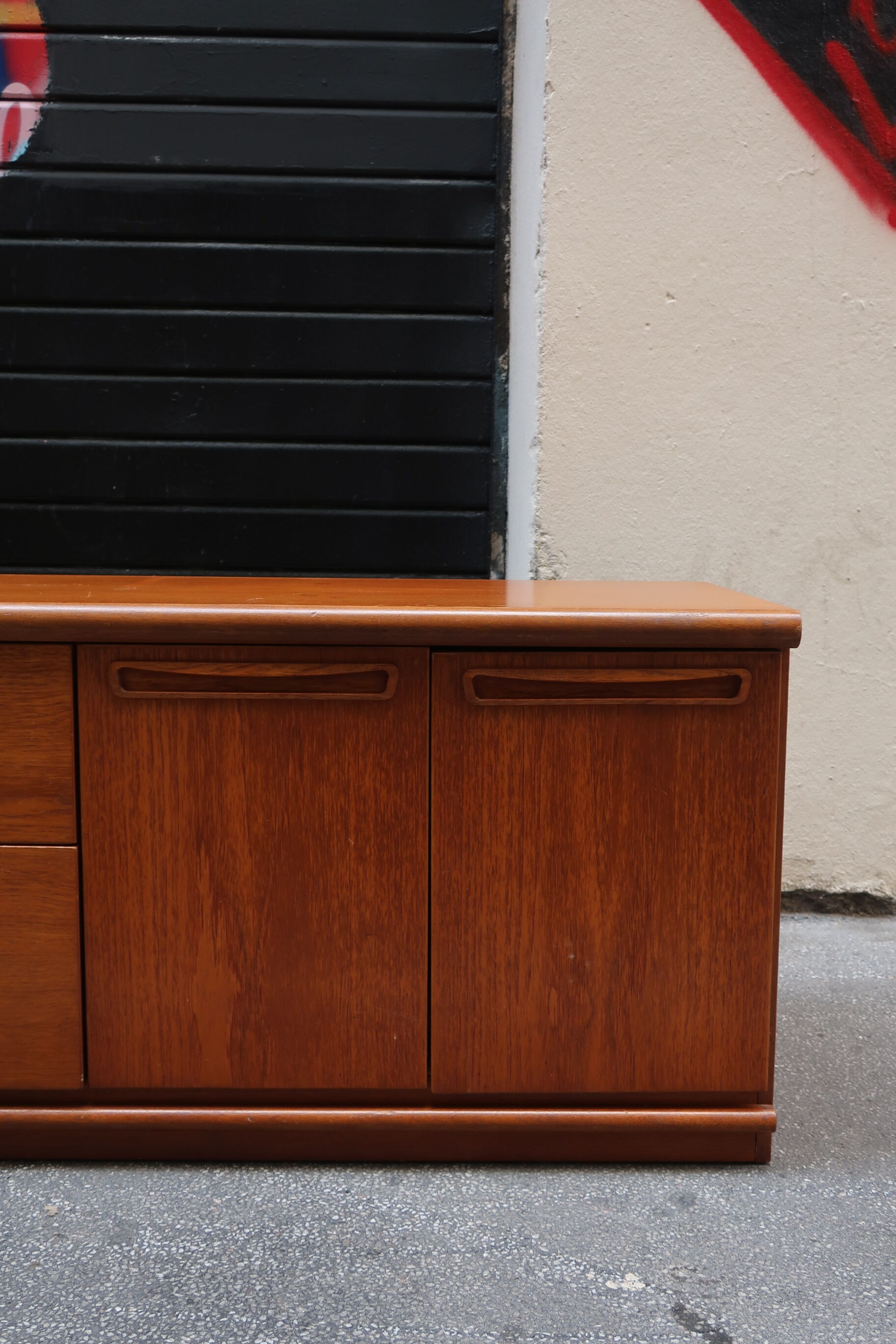 Sideboard of the 1970s in teak