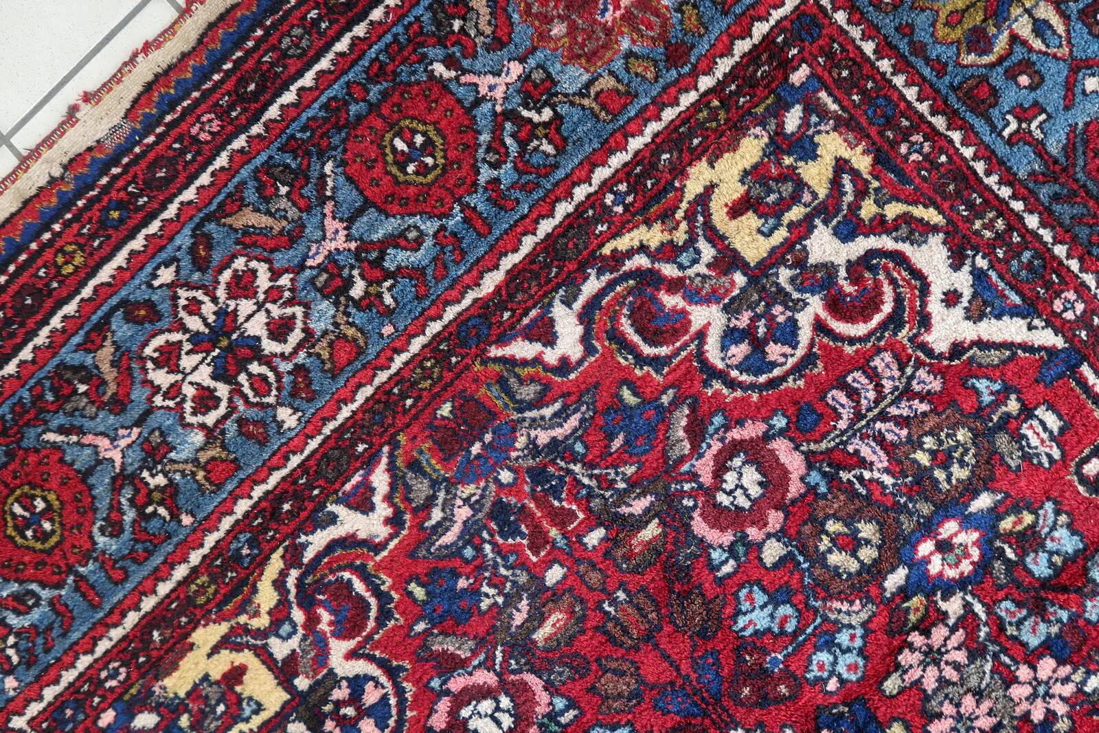 Tapis persan Malayer fait main, années 1960