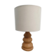 Lampe vintage en bois naturel