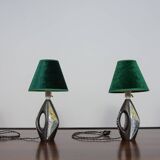 Table lamp from the “Burgundy” series, designed by Holm Sorensen, Soholm.