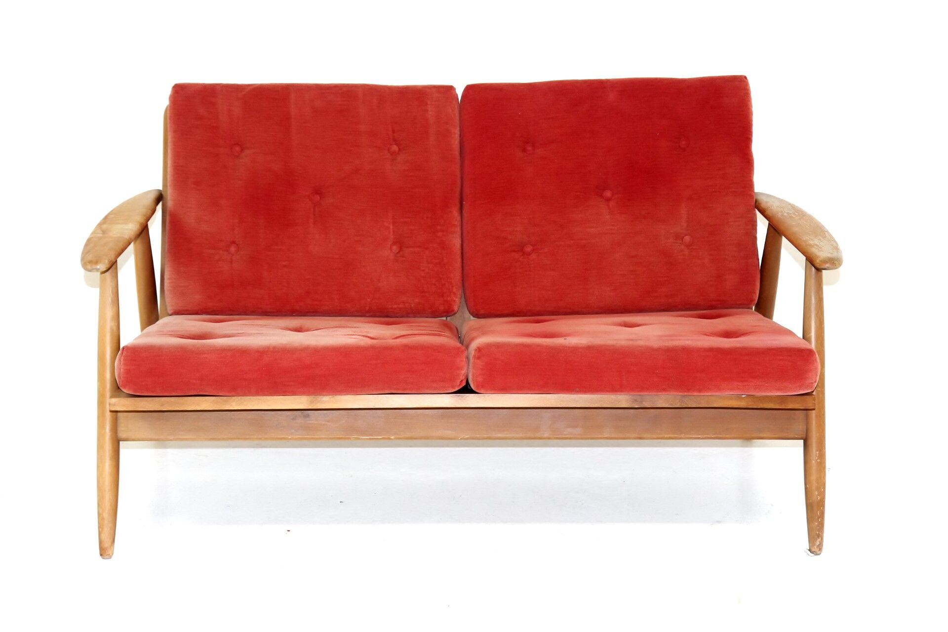 Scandinavian sofa, 2 seats, Sweden, 1950
