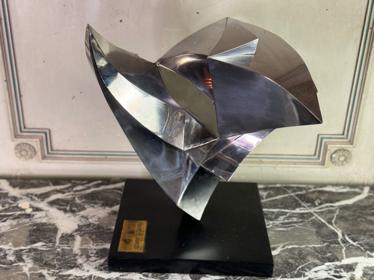 Steel sculpture, Janos Maróti, Hungary, 1984