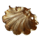 Shell shaped gilded bronze trinket tray small bowl