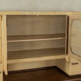 Art Deco kitchen cabinet, 1920s, two-piece