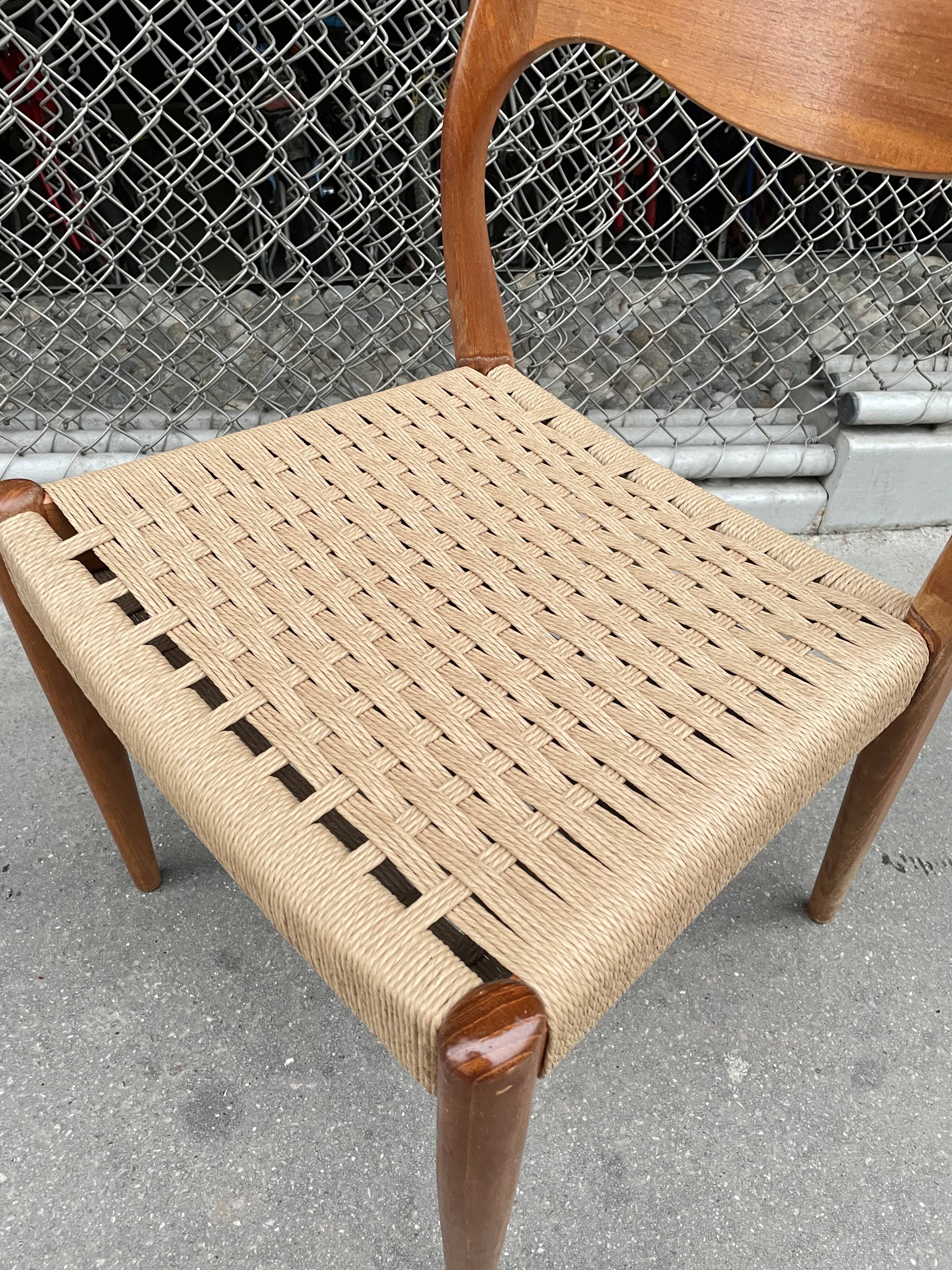 Roped chair by Niels Otto Möller 1960