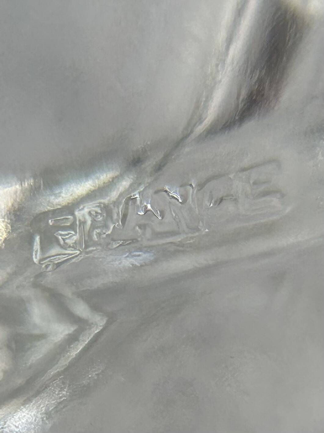 Glass serving dish - Made in France - Mid 20th century