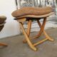 Relax armchair and its velvet ottoman from the 70s /80