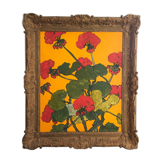 Painting Geraniums