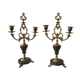 Pair of old candlesticks