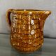 Digouin and Sarreguemines ceramic pitcher with braided decoration