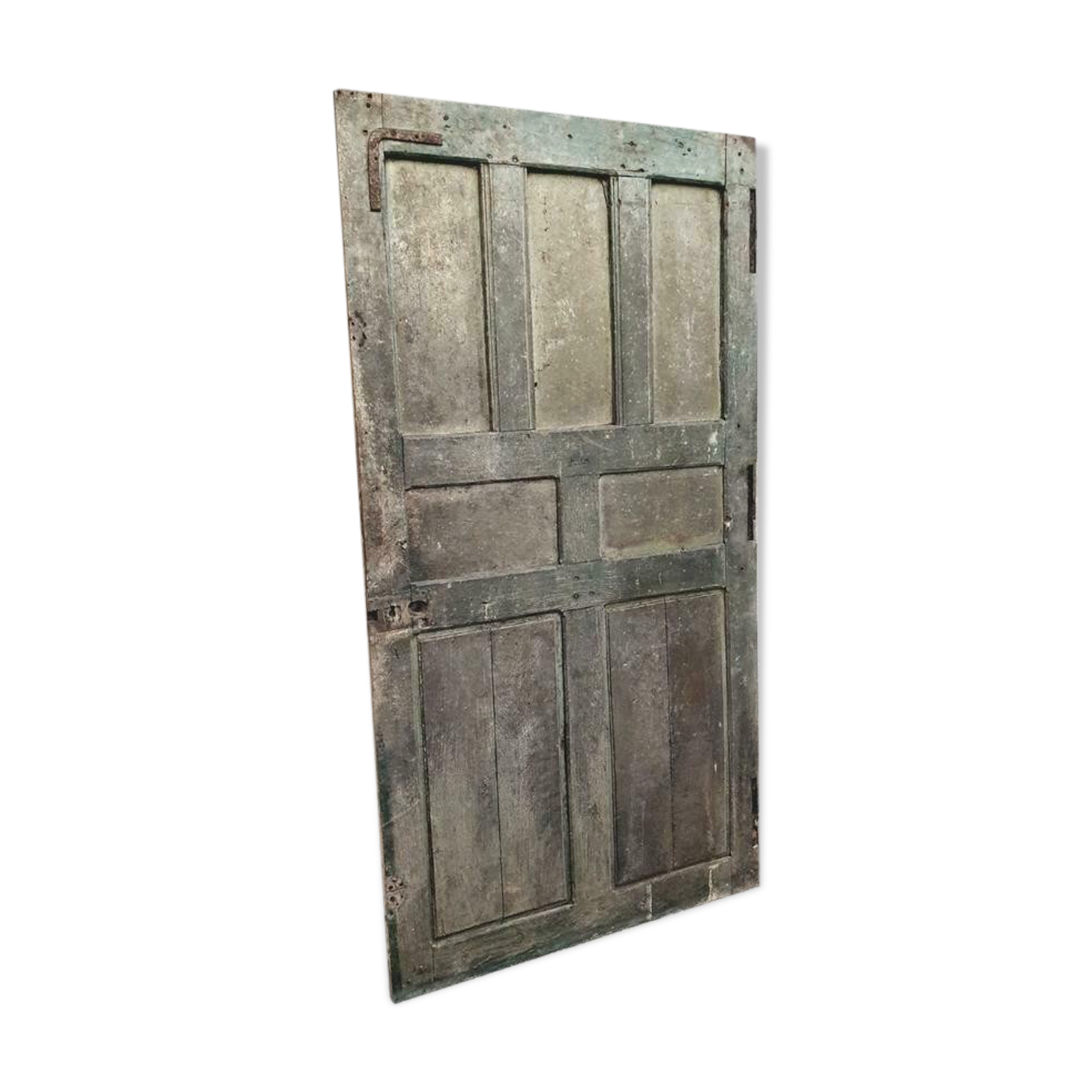 Antique oak sliding door loft door