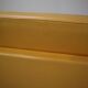 Florence Knoll two-seater sofa in mustard yellow leather, 1970