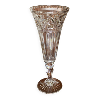Antique crystal vase