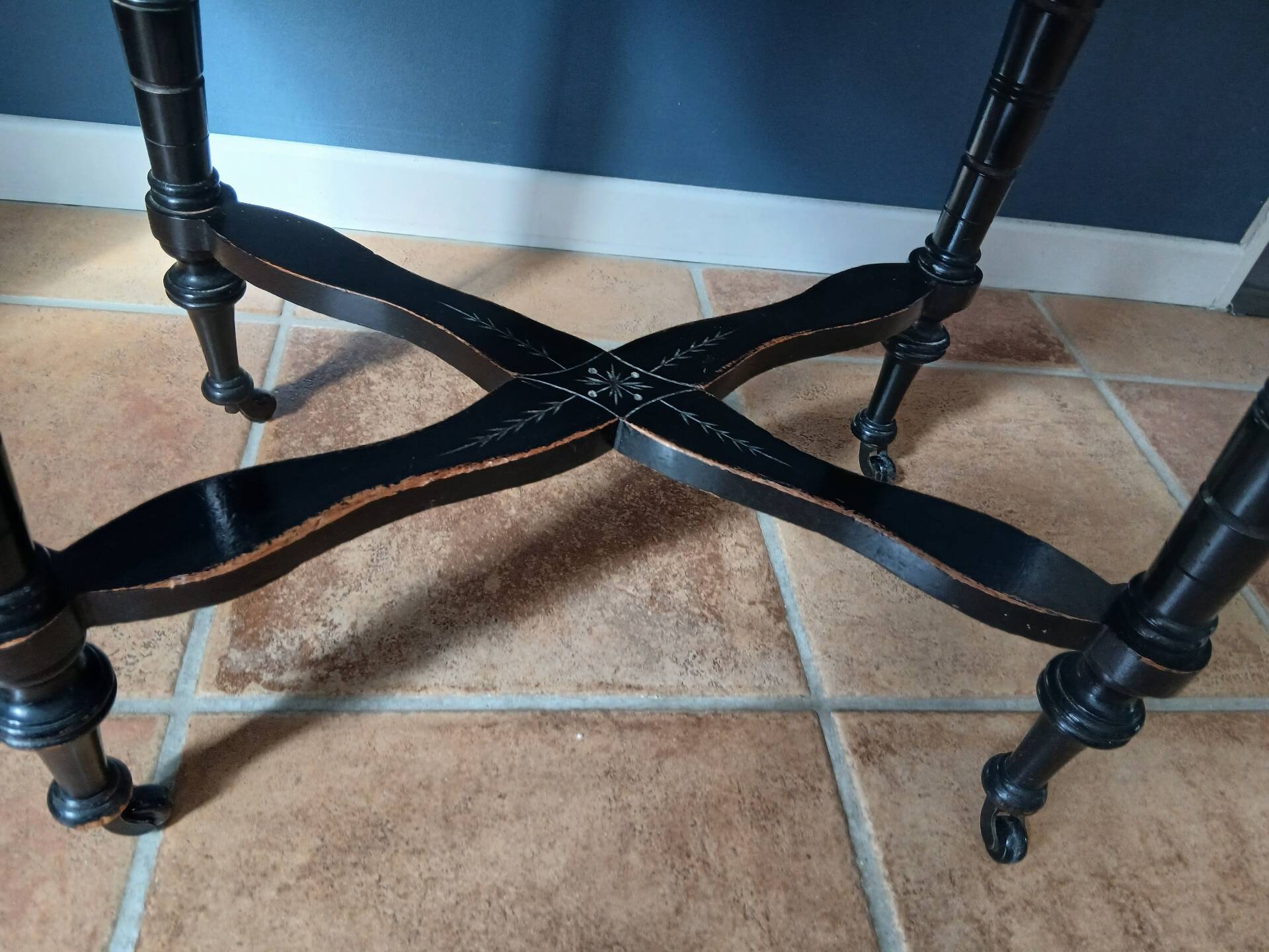 Victorian sewing table