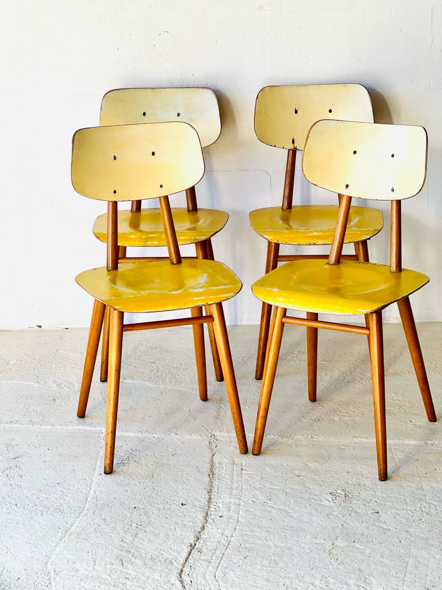 Bistro Chairs by Ton, 1950’