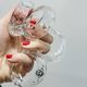 4 Ronds De Serviette En Cristal