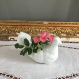 Vintage Porcelain Flower Picker Dove