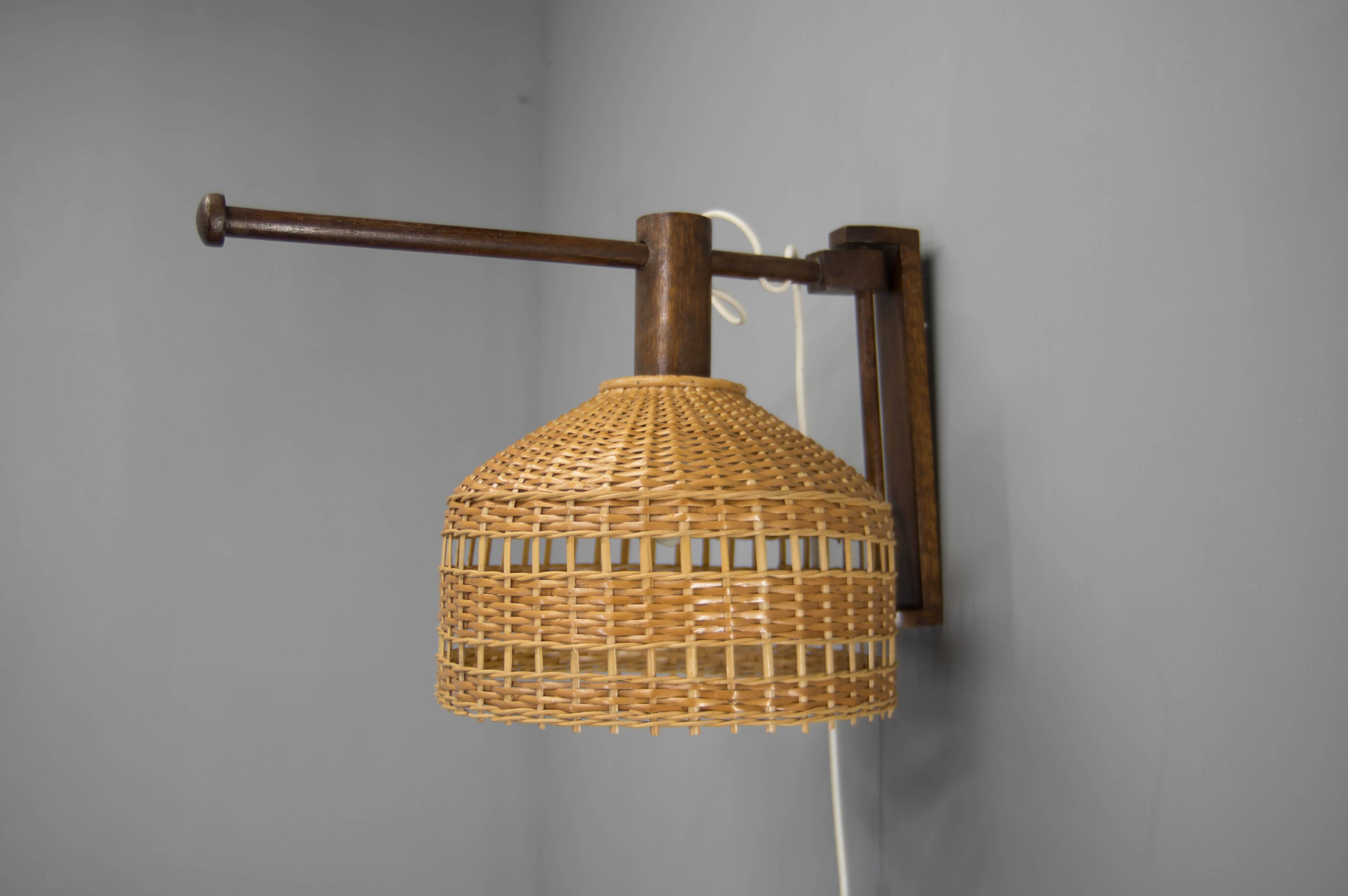 Mid-Century Adjustable Wall Light, 1960s