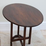 Walnut folding tasting table
