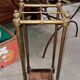Brass and copper umbrella stands, early 20th century.