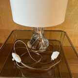 Vintage transparent glass lamp