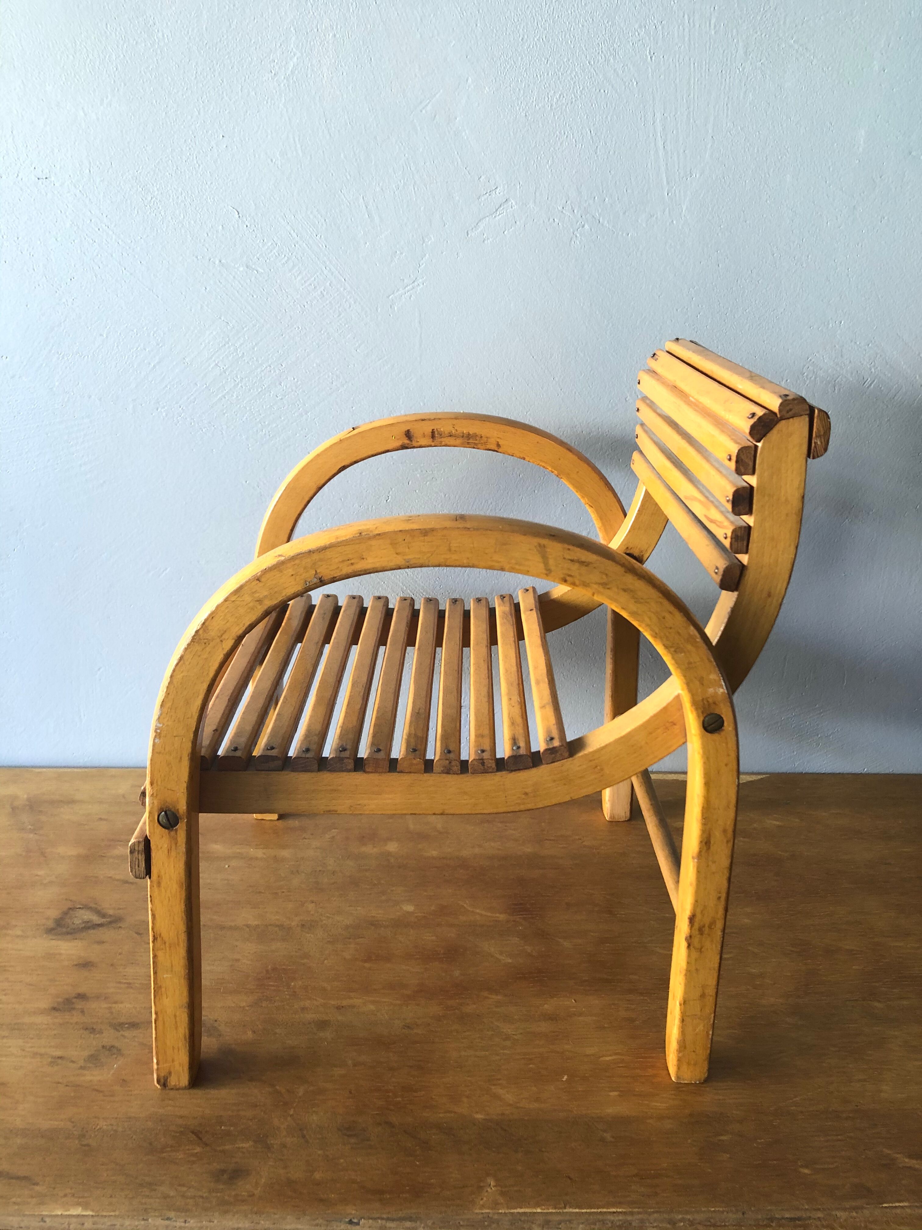 Vintage armchair for children