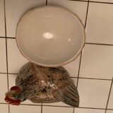 Vintage chicken terrine by Alphonse Muffa