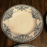 Series of 4 plates earth of iron LG Austerlitz