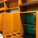 Danish large modular teak shelving unit bookcase, 70s