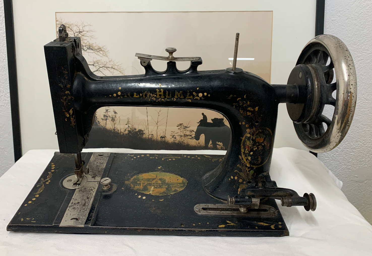 Antique sewing machine