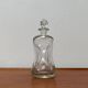 Danish Vintage Glass Kluk Kluk Bottle with Crown Glass Stopper from Holmegaard, 1970s