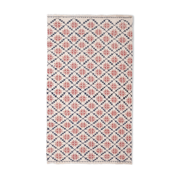 Vintage Turkish Karapinar Kilim Rug 128 X 213 cm