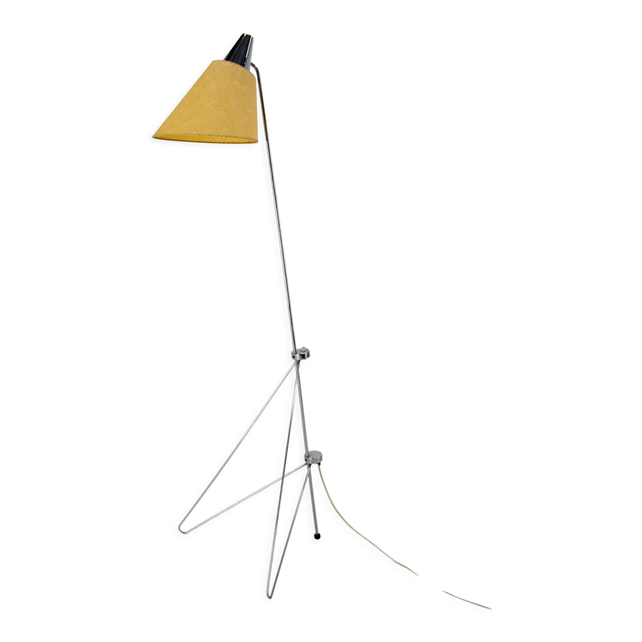 Floor lamp by Hurka for Napako, 1950s, restored