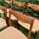Suite of 6 chairs by Arne Wahl Iversen for Glyngøre Stolefabrik 60s