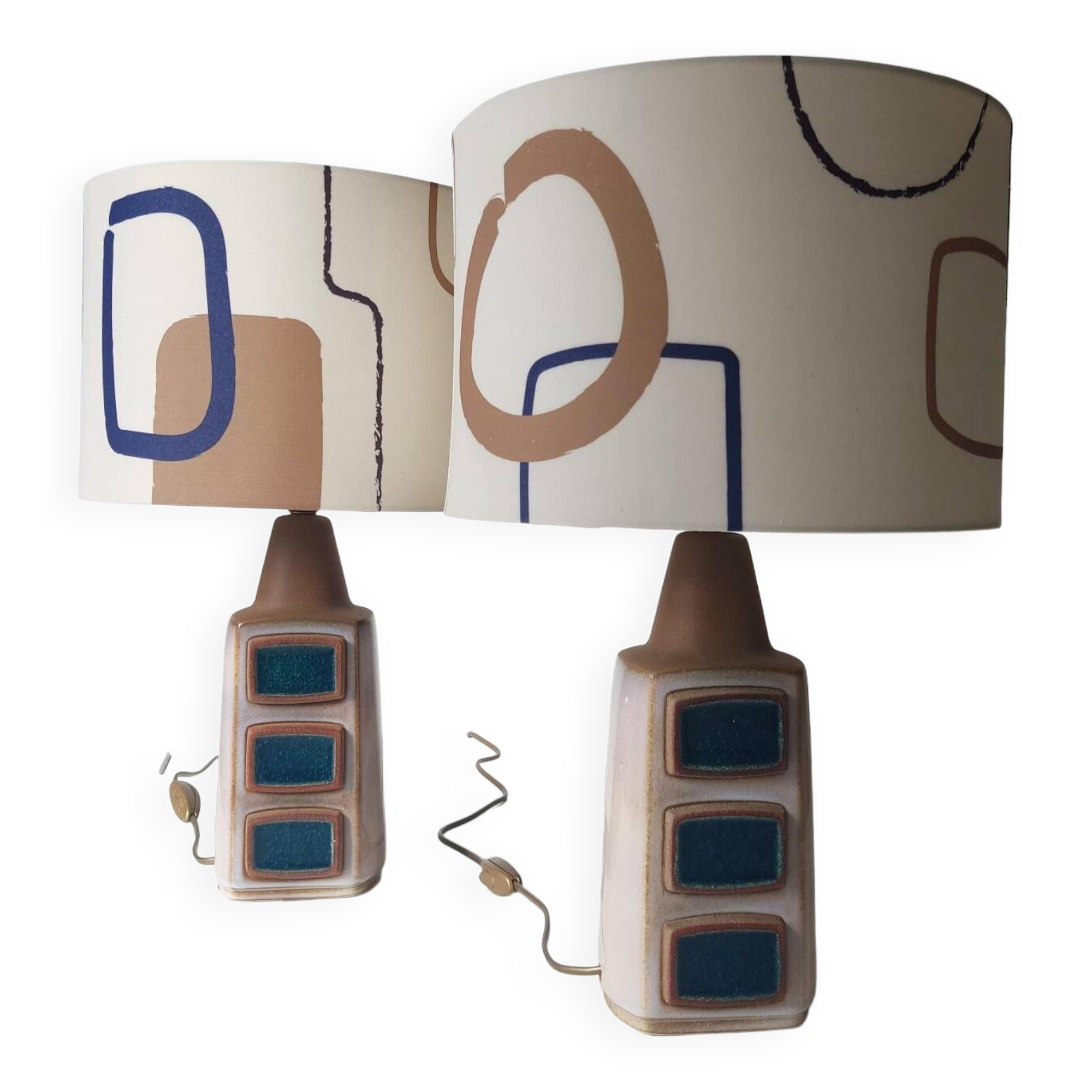 Pair of Soholm lamps - Denmark 60s