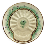 Old Longchamp asparagus artichoke barbotine plate