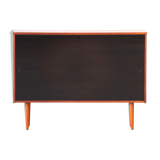 Vintage teak and glass sideboard 114cm