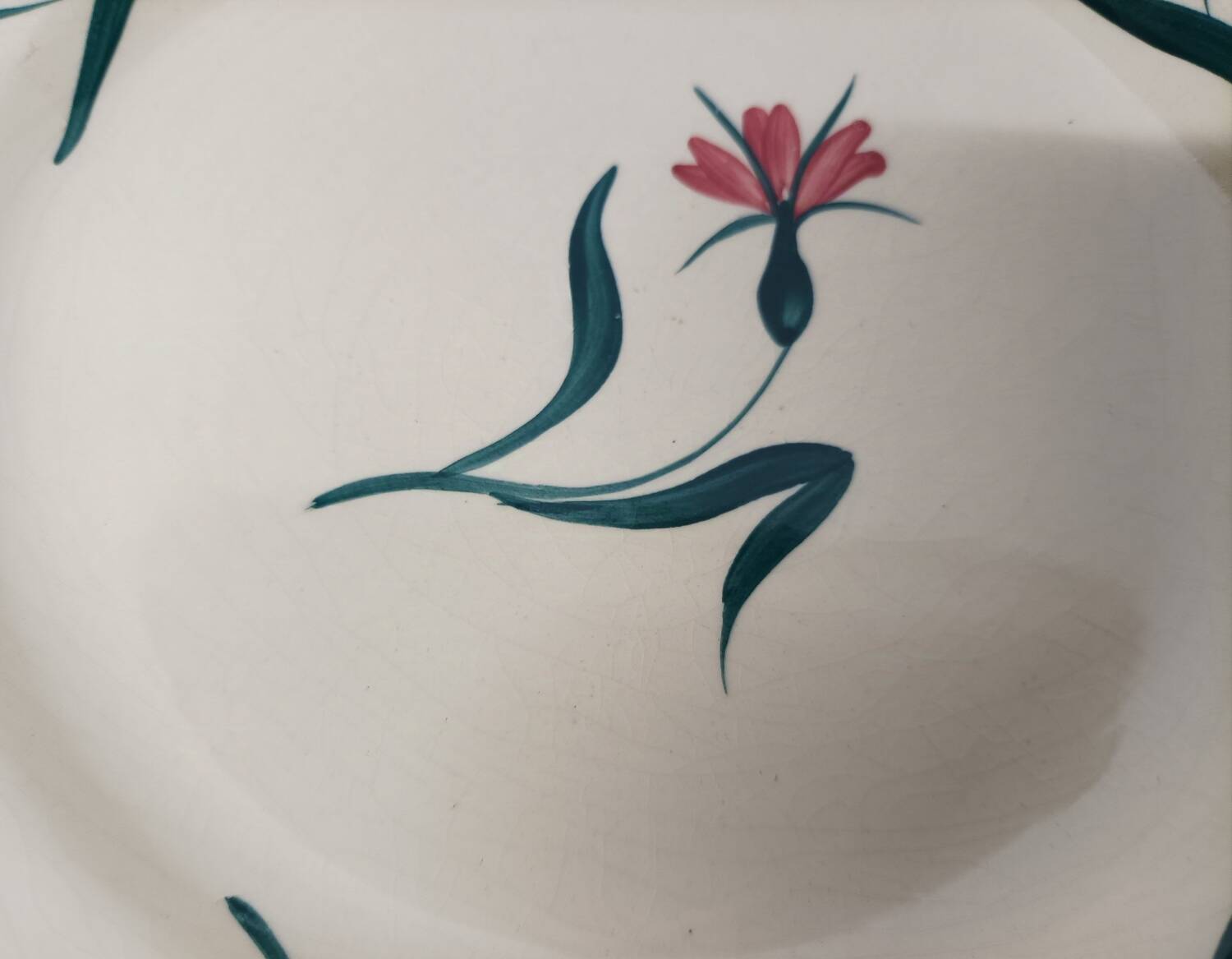 Service assiettes creuses et compotier" Terre de Fer"
